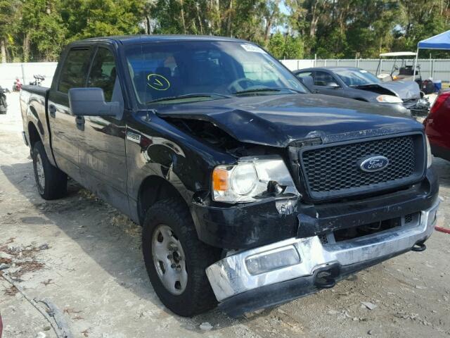 1FTRW14W14KD90532 - 2004 FORD F150 SUPER BLACK photo 1