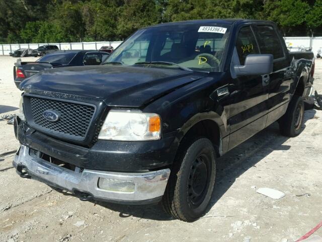 1FTRW14W14KD90532 - 2004 FORD F150 SUPER BLACK photo 2