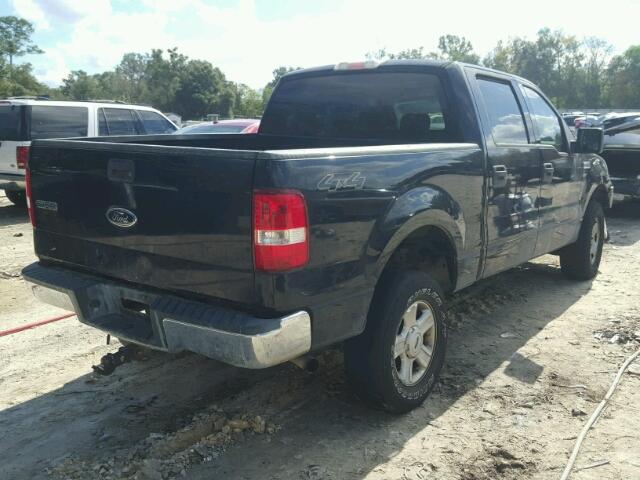 1FTRW14W14KD90532 - 2004 FORD F150 SUPER BLACK photo 4