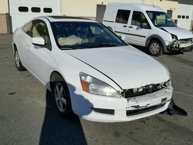 1HGCM72683A035400 - 2003 HONDA ACCORD EX WHITE photo 1