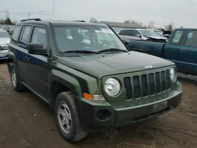 1J4FT28A29D140755 - 2009 JEEP PATRIOT SP GREEN photo 1