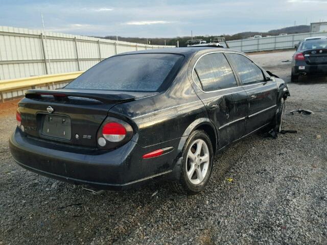 JN1CA31D3YT705885 - 2000 NISSAN MAXIMA GLE BLACK photo 4