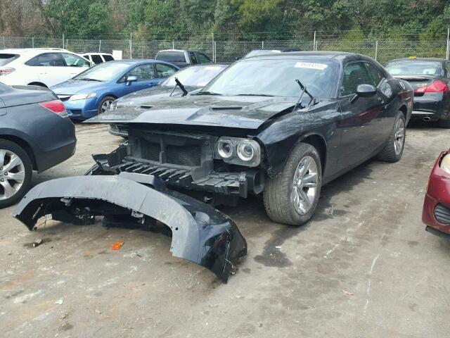 2C3CDZAG2FH760991 - 2015 DODGE CHALLENGER BLACK photo 2