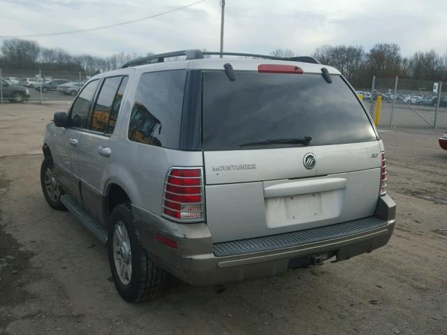 4M2DU86E64ZJ52108 - 2004 MERCURY MOUNTAINEE GRAY photo 3