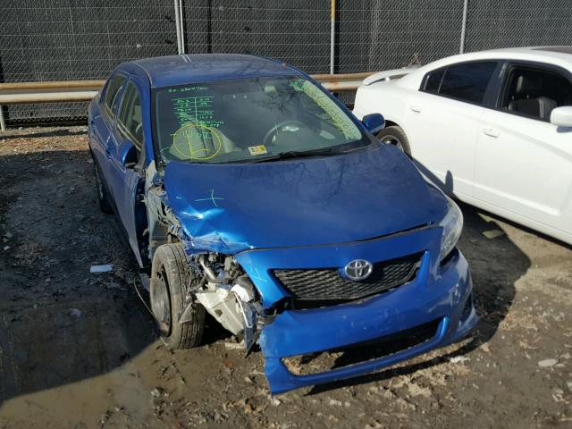 2T1BU4EE7AC380051 - 2010 TOYOTA COROLLA BA BLUE photo 1