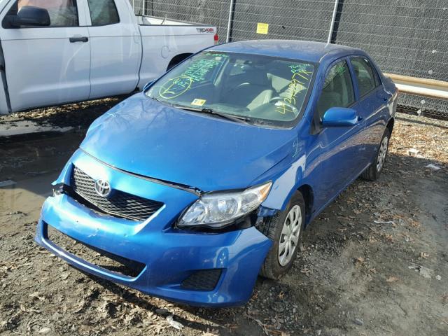 2T1BU4EE7AC380051 - 2010 TOYOTA COROLLA BA BLUE photo 2