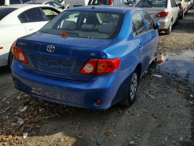 2T1BU4EE7AC380051 - 2010 TOYOTA COROLLA BA BLUE photo 4