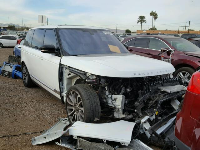 SALGS3EF8GA289682 - 2016 LAND ROVER RANGE ROVE WHITE photo 1