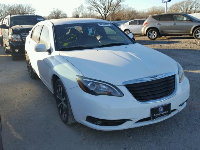 1C3CCBBG3CN306373 - 2012 CHRYSLER 200 TOURIN WHITE photo 1