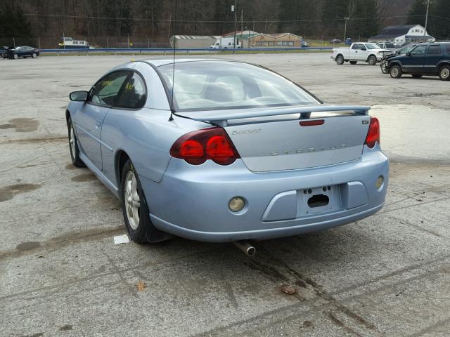 4B3AG42G74E146616 - 2004 DODGE STRATUS SX BLUE photo 3