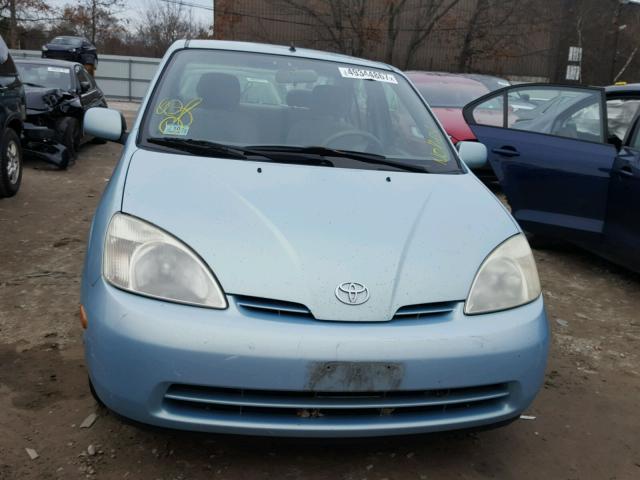 JT2BK12U710033273 - 2001 TOYOTA PRIUS TURQUOISE photo 9