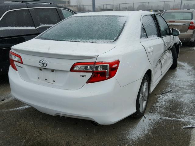 4T1BF1FK4DU288136 - 2013 TOYOTA CAMRY L WHITE photo 4