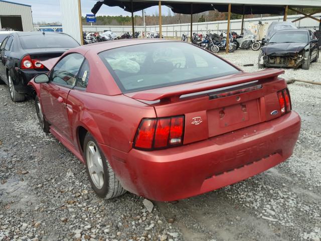 1FAFP40461F260519 - 2001 FORD MUSTANG RED photo 3