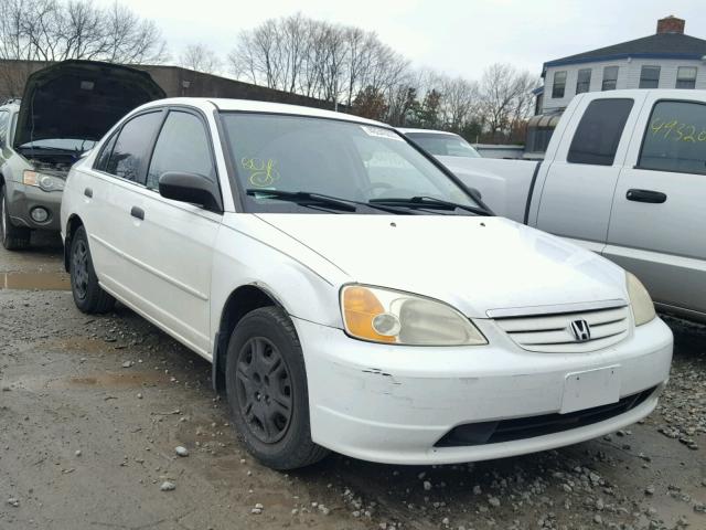 2HGES16561H581544 - 2001 HONDA CIVIC LX WHITE photo 1