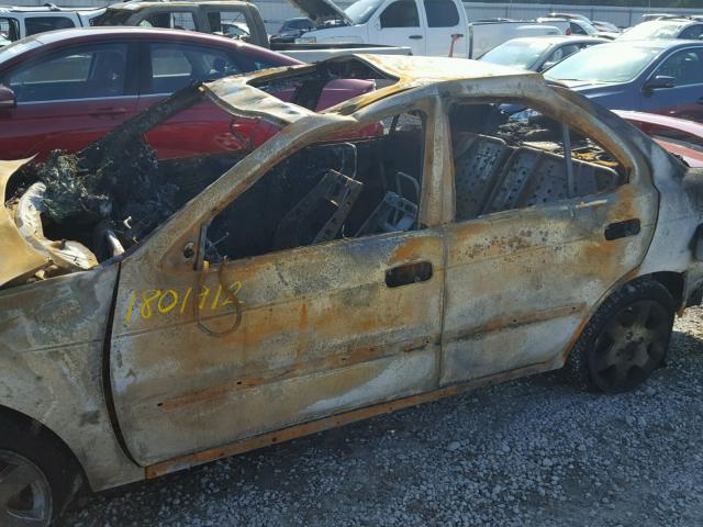 3N1AB51A05L563372 - 2005 NISSAN SENTRA SE- BURN photo 10