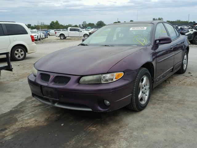 1G2WP52K0VF273790 - 1997 PONTIAC GRAND PRIX PURPLE photo 2