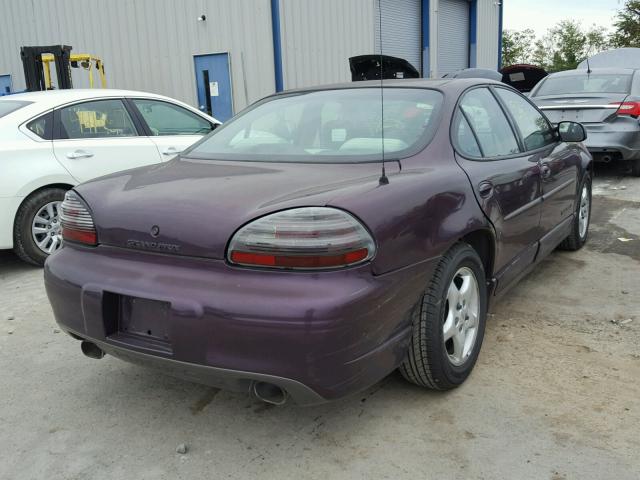 1G2WP52K0VF273790 - 1997 PONTIAC GRAND PRIX PURPLE photo 4