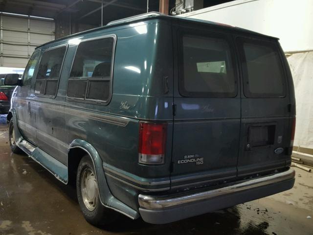 1FDEE14L8VHA05646 - 1997 FORD ECONOLINE GREEN photo 3