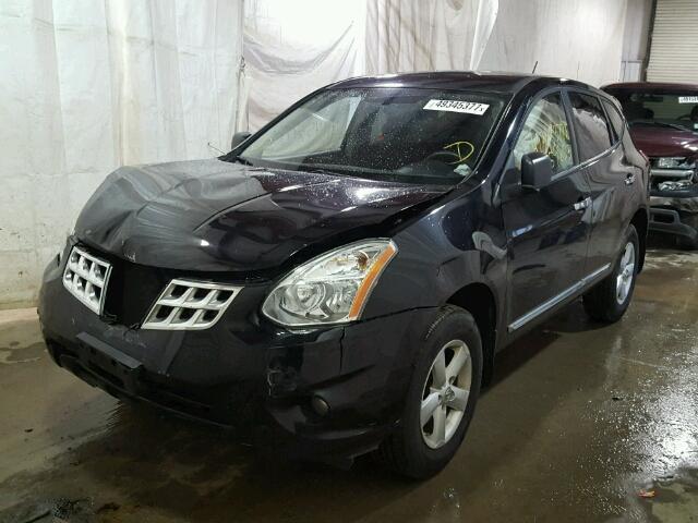 JN8AS5MV1CW357789 - 2012 NISSAN ROGUE S BLACK photo 2