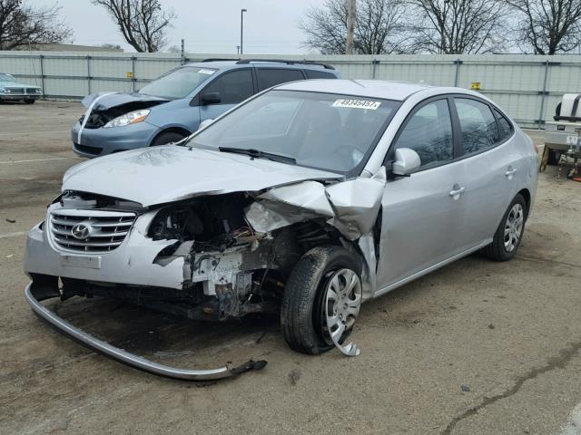 KMHDU4AD6AU920509 - 2010 HYUNDAI ELANTRA BL SILVER photo 2