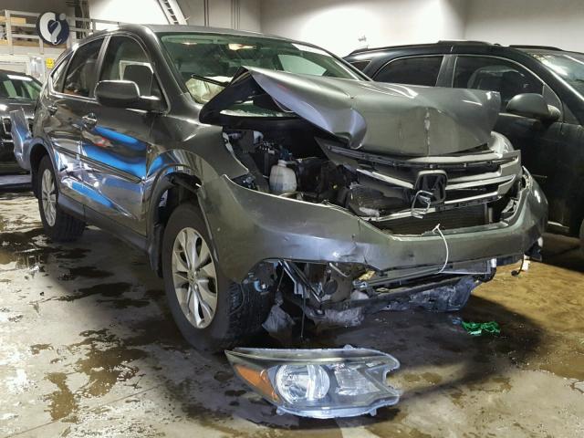 2HKRM4H55DH672096 - 2013 HONDA CR-V EX GRAY photo 1