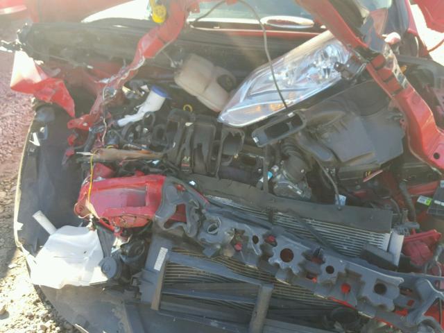 1FADP3F27EL189815 - 2014 FORD FOCUS SE RED photo 7