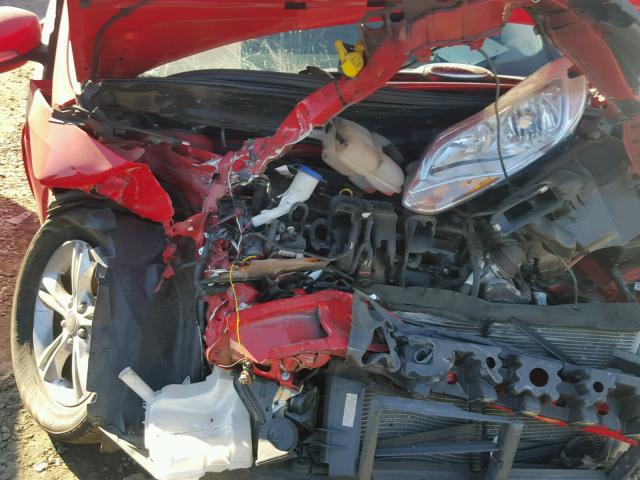 1FADP3F27EL189815 - 2014 FORD FOCUS SE RED photo 9