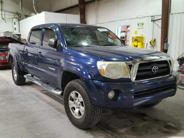 5TEKU72N77Z386568 - 2007 TOYOTA TACOMA DOU BLUE photo 1