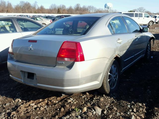 4A3AB46F24E148884 - 2004 MITSUBISHI GALANT ES GOLD photo 4