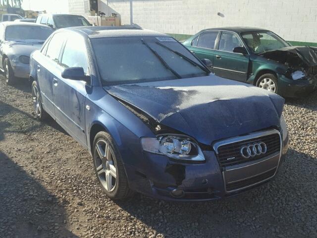 WAUDF78E67A180661 - 2007 AUDI A4 2.0T QU BLUE photo 1