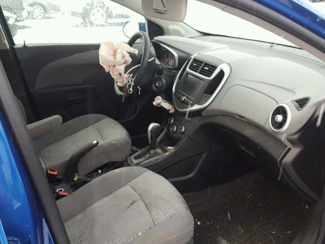 1G1JB5SH7H4145970 - 2017 CHEVROLET SONIC LS 蓝色 照片 5