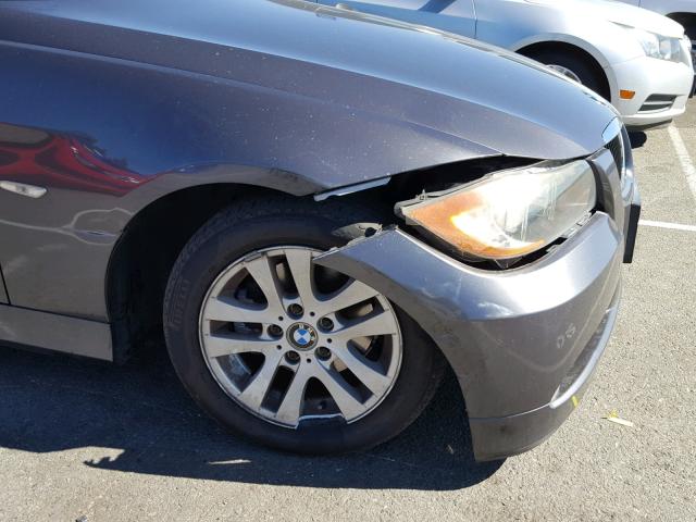 WBAVB17556NK35722 - 2006 BMW 325 I AUTO CHARCOAL photo 9