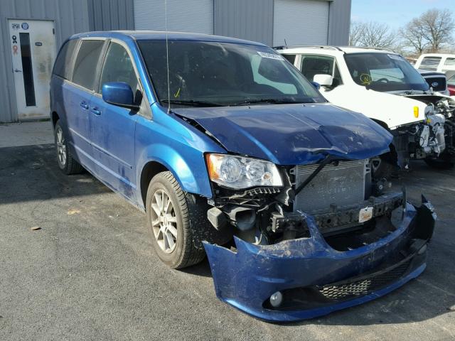 2D4RN7DG5BR779223 - 2011 DODGE GRAND CARA BLUE photo 1