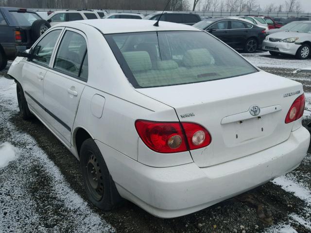 2T1BR32E48C872840 - 2008 TOYOTA COROLLA CE WHITE photo 3