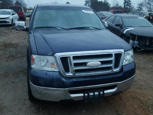 1FTRW12W57FB56281 - 2007 FORD F150 SUPER BLUE photo 9