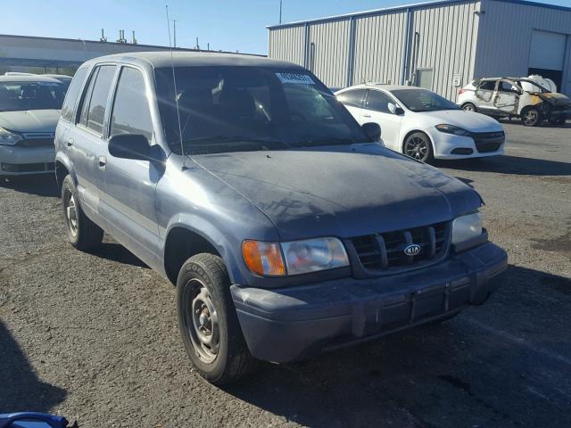 KNDJB723515090510 - 2001 KIA SPORTAGE BLUE photo 1