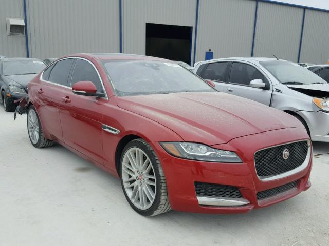 SAJBE4BV3GCY05835 - 2016 JAGUAR XF PRESTIG RED photo 1