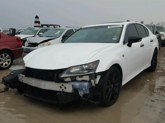 JTHBE1BLXFA003092 - 2015 LEXUS GS 350 WHITE photo 2