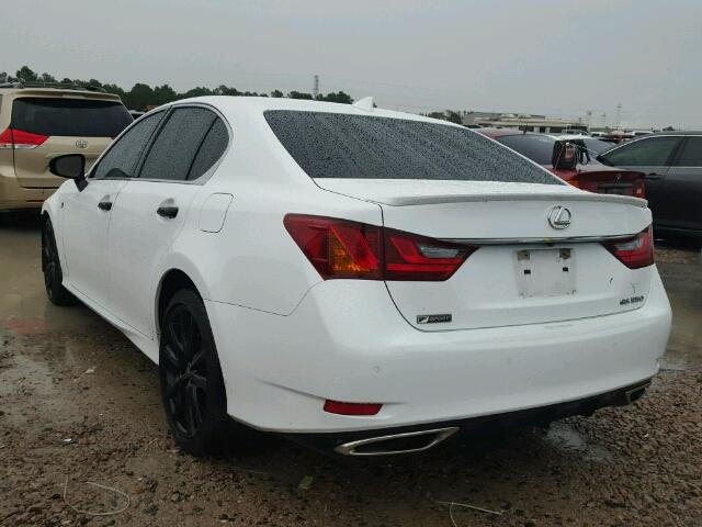 JTHBE1BLXFA003092 - 2015 LEXUS GS 350 WHITE photo 3