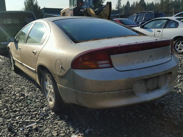 2B3HD46R84H652033 - 2004 DODGE INTREPID S GOLD photo 3