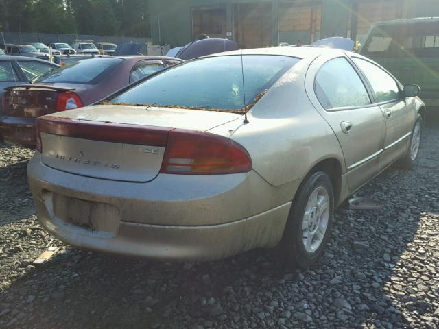 2B3HD46R84H652033 - 2004 DODGE INTREPID S GOLD photo 4