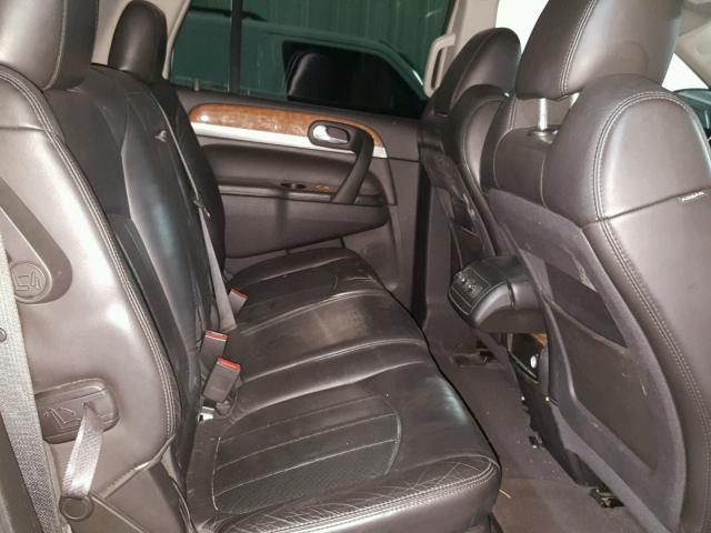 5GALRBED2AJ164566 - 2010 BUICK ENCLAVE CX BROWN photo 6