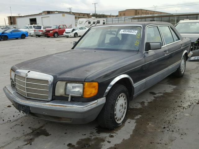 WDBCA39D9HA362477 - 1987 MERCEDES-BENZ 560 SEL GRAY photo 2