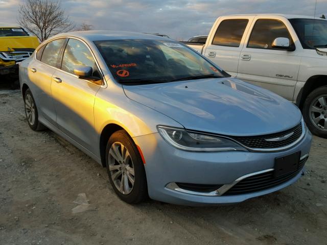 1C3CCCAB4FN698151 - 2015 CHRYSLER 200 LIMITE BLUE photo 1