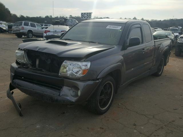 5TETU22N85Z114129 - 2005 TOYOTA TACOMA X-R GRAY photo 2