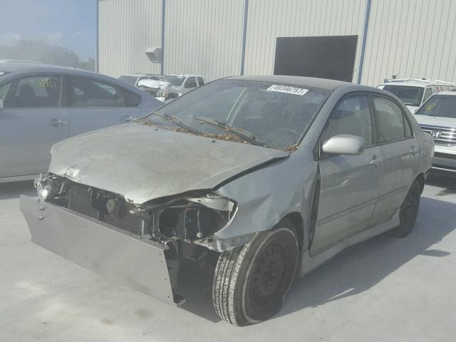 1NXBR32E24Z291524 - 2004 TOYOTA COROLLA CE SILVER photo 2