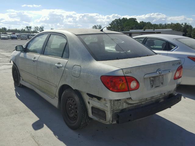 1NXBR32E24Z291524 - 2004 TOYOTA COROLLA CE SILVER photo 3