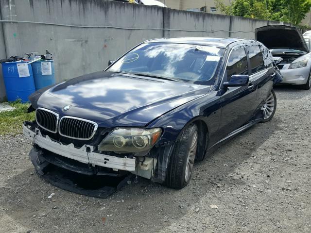 WBAHN83506DT37308 - 2006 BMW 750 LI BLUE photo 2