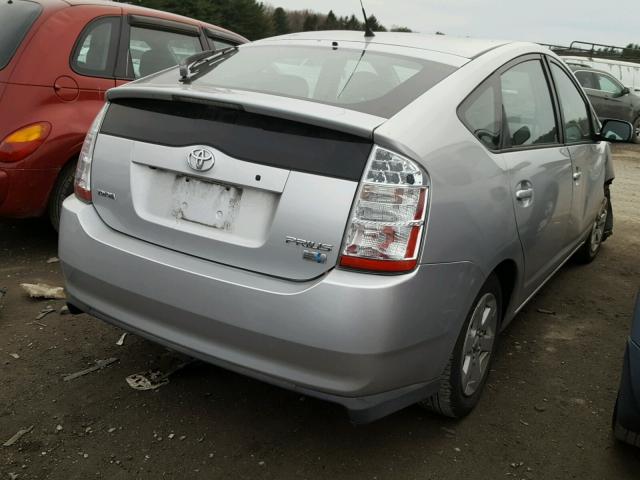 JTDKB20U567517344 - 2006 TOYOTA PRIUS SILVER photo 4