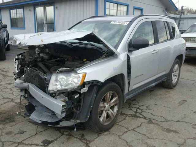 1C4NJCBA5CD503563 - 2012 JEEP COMPASS SP SILVER photo 2